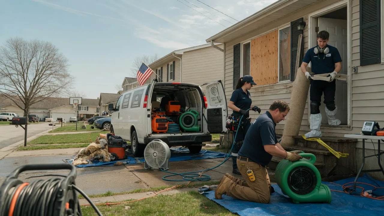 Water Damage Restoration in Rutland, IL near me